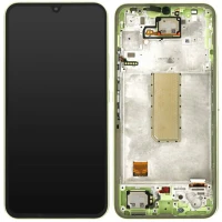 Дисплей Samsung Galaxy A34 5G A346 2023 з тачскріном і рамкою Service Pack Green