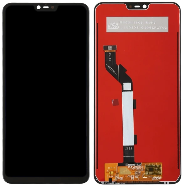 Дисплей Xiaomi Mi 8 Lite/8 Youth/8X без рамки тачскрін Black Service Pack