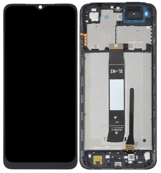 Дисплей Redmi A2/A2+/A2 Plus з тачскріном без рамки оригінал Service Pack Black 560001C3S200
