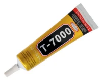 Клей силіконовий T7000 в тюбику з дозатором 50 ml чорний