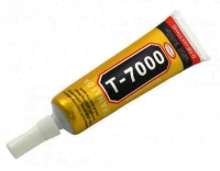 Клей силіконовий T7000 в тюбику з дозатором 15 ml чорний