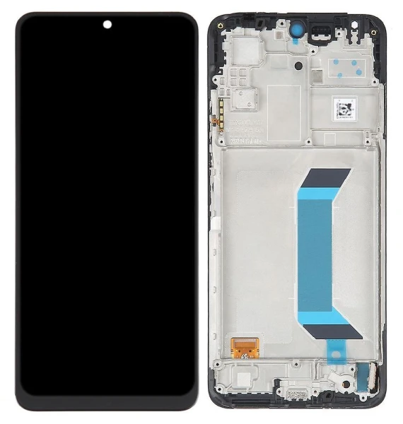 Дисплей Xiaomi Redmi Note 12 5G 22111317I Redmi Note 12 China 22101317C 560001M17P00 з тачскріном і рамкою Оригінал Service Pack Black