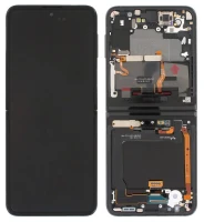 Дисплей Samsung Galaxy Z Flip 3 F711 (основний) з тачскріном і рамкою оригінал Service Pack Black