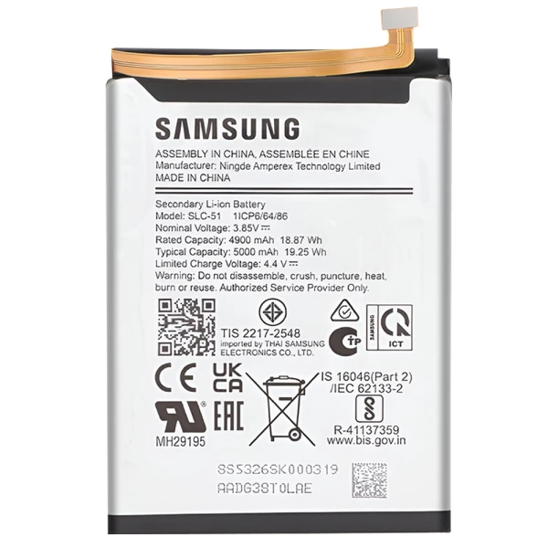 Акумулятор Samsung SLC-51 A05S A057 5000mAh Service Pack GH81-24363A