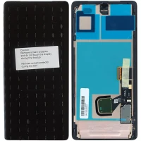 Дисплей Google Pixel 7 Pro з тачскріном і рамкою та сканером відбитку оригінал Service Pack Black