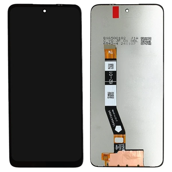 Дисплей Motorola G55 XT2435 з тачскріном без рамки оригінал Service Pack Black