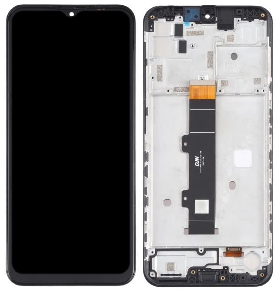 Дисплей Motorola G30 XT2129 з тачскріном і рамкою Service Pack Black