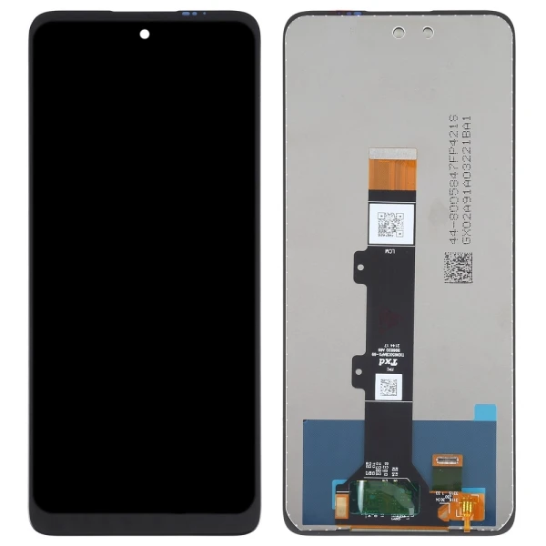 Дисплей Moto E32 XT2227 тачскрін без рамки переклейка Black (чорний)