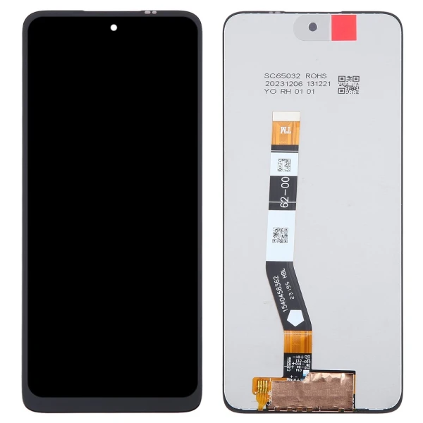 Дисплей Motorola G14 G54 без рамки оригінал Service Pack Black