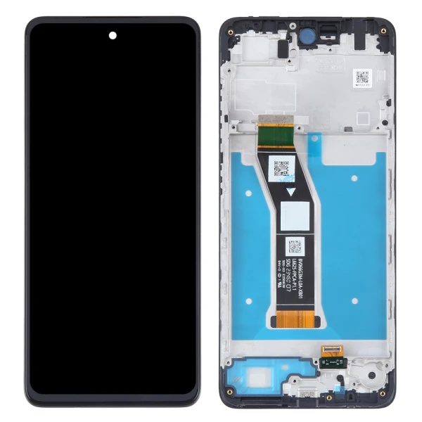 Дисплей Motorola G04 G04S XT2421 з рамкою чорний