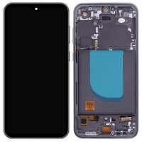 Дисплей Samsung Galaxy S23 FE S711 з тачскріном і рамкою оригінал Service Pack Graphite/ Black