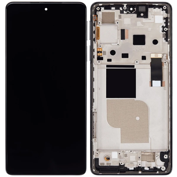 Дисплей Motorola Edge 30 Pro з тачскріном і рамкою Service Pack Black/Blue