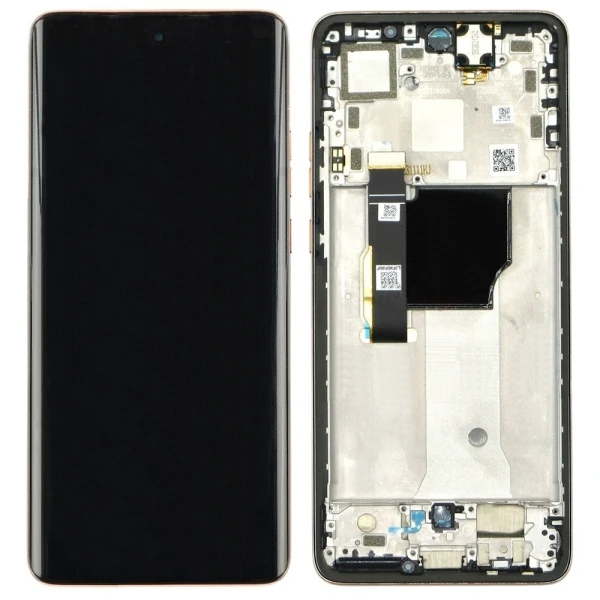 Дисплей Motorola Edge 40 Neo XT2307 Peach Fuzz з рамкою оригінал