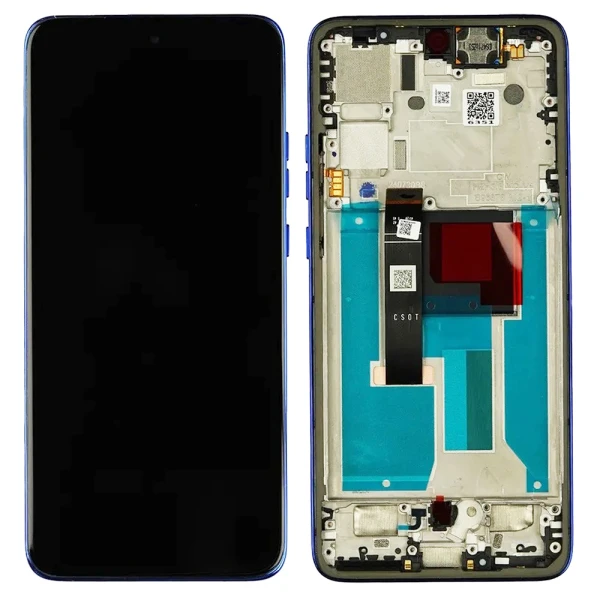 : Дисплей Motorola Edge 50 Neo Moto S50 XT2409 5D68C28686 з тачскріном і рамкою Service Pack Nautical Blue