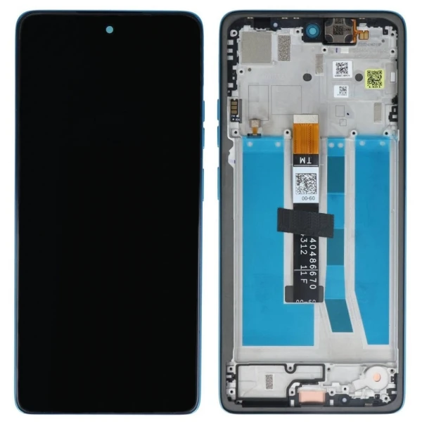 Дисплей Motorola G75 XT2437 5D68C28969 з тачскріном і рамкою Service Pack Blue