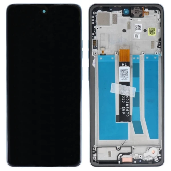 Дисплей Motorola G75 XT2437 з рамкою Service Pack Green