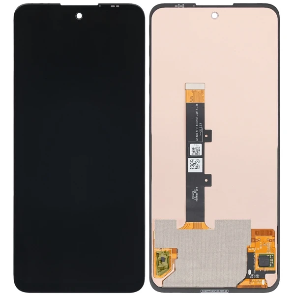 Дисплей Motorola Edge 20 Lite XT2139 з тачскріном без рамки Service Pack Black