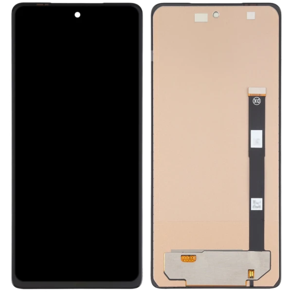 Дисплей Motorola Edge 20 XT2143 Edge 20 Pro XT2153 OLED 6.7 з тачскріном без рамки оригінал Service Pack Black