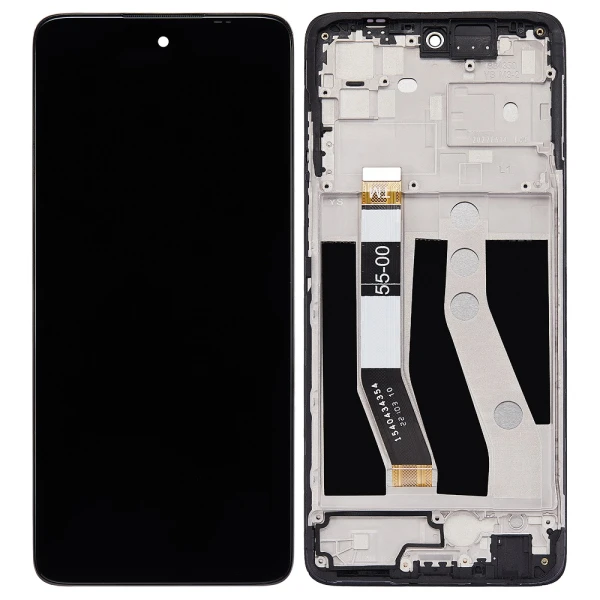  Дисплей Motorola G62 XT2223 Service Pack Black з рамкою