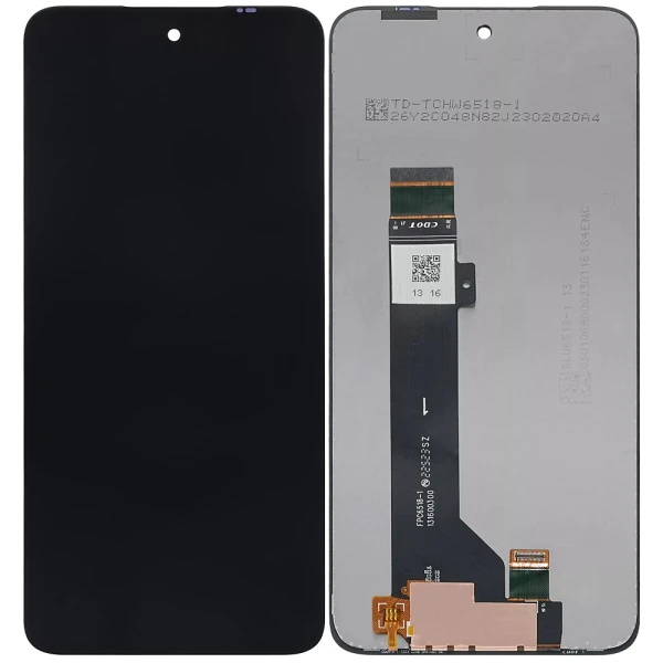 Дисплей Motorola Moto G53 XT2335-2 з тачскріном без рамки оригінал переклейка Black