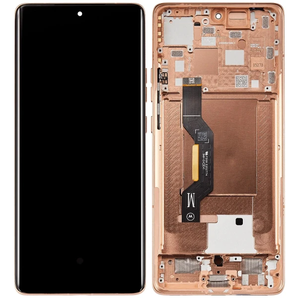  Дисплей Motorola Edge 50 XT2407 Peach Fuzz з рамкою, оригінал