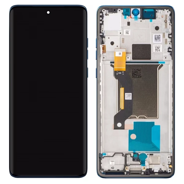 Дисплей Motorola Edge 60 Pro (XT2507) з тачскріном і рамкою Оригінал Service Pack China Blue – уцінка