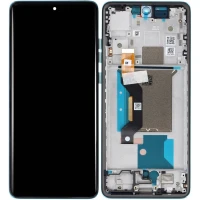 Дисплей Motorola Edge 60 Fusion XT2503 (5D68C29879) з тачскріном і рамкою оригінал Service Pack Green (Amazonite)