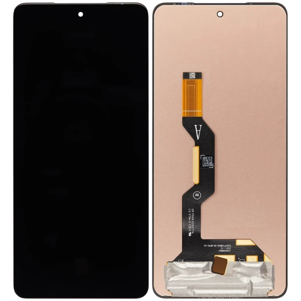 Дисплей Motorola Moto G86 (XT2527) з тачскріном без рамки Оригінал Service Pack Black