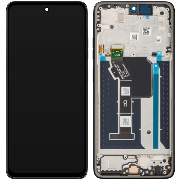 Дисплей Motorola Moto G56 (XT2529, 5D68C30208) Оригінал Service Pack Black