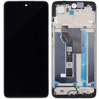 Дисплей Motorola Moto G57 / G57 Power XT2537 (5D68C31809) з тачскріном і рамкою Оригінал Service Pack Black