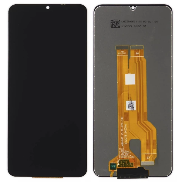 Дисплей Realme C61 / C63 / Note 60 / Note 60x з тачскріном без рамки оригінал Китай Black