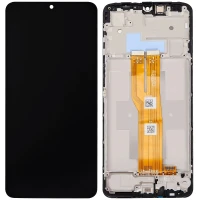 Дисплей Samsung A075 Galaxy A07 4G 2025 з тачскріном і рамкою оригінал Service Pack Black (неофіційна збірка)