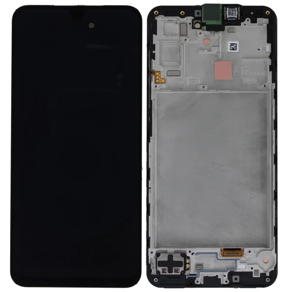 Дисплей Samsung Galaxy A17 4G (A175) з тачскріном і рамкою Оригінал Service Pack Black