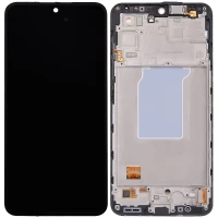 Дисплей Samsung A276 Galaxy A27 5G з тачскріном і рамкою оригінал Service Pack Black