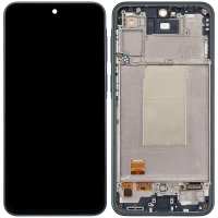Дисплей Samsung A376 Galaxy A37 5G з тачскріном і рамкою оригінал Service Pack Awesome Gray-green (сіро-зелений)