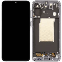 Дисплей Samsung A576 Galaxy A57 5G з тачскріном і рамкою оригінал Service Pack Awesome Gray (неофіційна збірка)