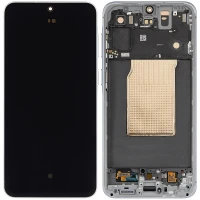 Дисплей Samsung A576 Galaxy A57 5G з тачскріном і рамкою оригінал Service Pack Awesome Icyblue (неофіційна збірка)