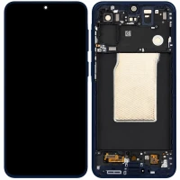 Дисплей Samsung A576 Galaxy A57 5G з тачскріном і рамкою оригінал Service Pack Awesome Navy (неофіційна збірка)