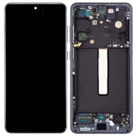 Дисплей Samsung Galaxy S21 FE G990 з тачскріном і рамкою оригінал 100% Service Pack Grey