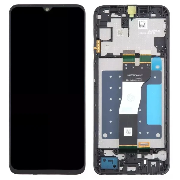 Дисплей Samsung A05s A057 з рамкою Service Pack Black неофіційна збірка