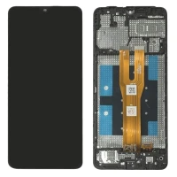 Дисплей Samsung A065 Galaxy A06 з тачскріном і рамкою оригінал Service Pack Black (неофіційна збірка)