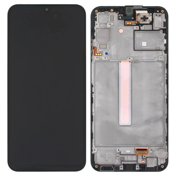 Дисплей Samsung Galaxy A25 5G A256 з рамкою Black оригінал Service Pack GH82-33215A