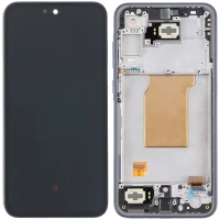 Дисплей Samsung A356 Galaxy A35 5G з тачскріном і рамкою оригінал Service Pack Awesome Navy (неофіційна збірка)