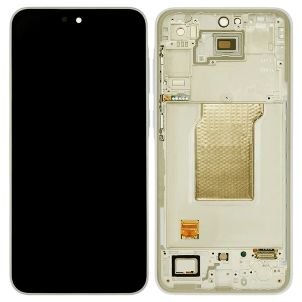 Дисплей Samsung A35 5G A356 з жовтою рамкою GH82-34221D