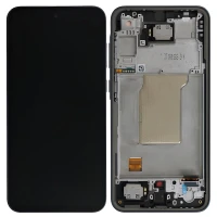 Дисплей Samsung A366 Galaxy A36 5G з тачскріном і рамкою оригінал Service Pack Awesome Black (неофіційна збірка)