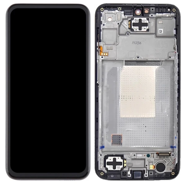 Дисплей Samsung Galaxy M35 5G (M356) Black з тачскріном і рамкою Service Pack