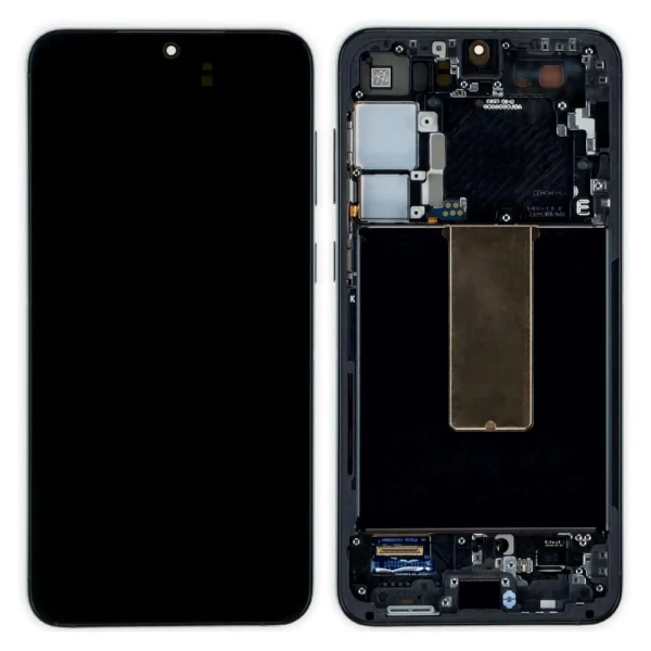 Дисплей Samsung Galaxy S23+ 5G S916 (SM-S916B) Service Pack Black з рамкою