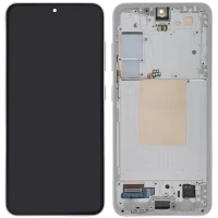 Дисплей Samsung S921 Galaxy S24 з тачскріном і рамкою оригінал Service Pack Marble Grey (неофіційна збірка)