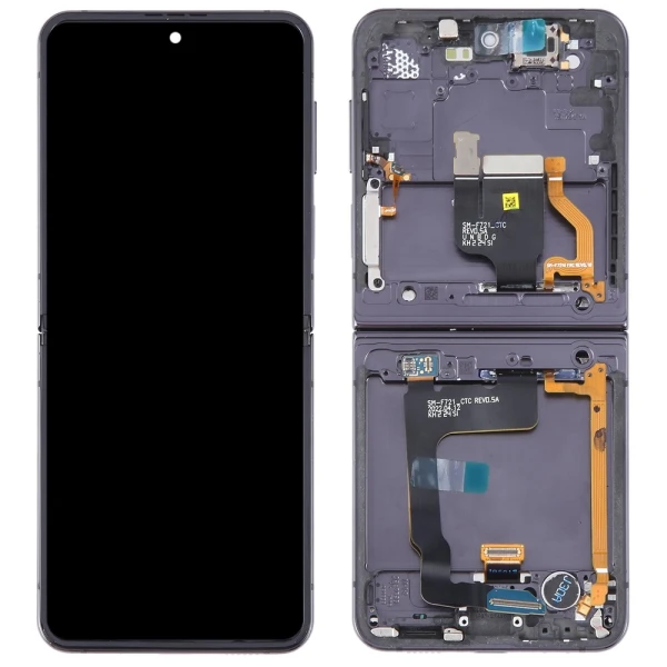 дисплей основний Samsung Galaxy Z Flip 4 F721 Black оригінал Service Pack