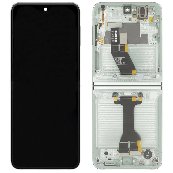 Дисплей основний Samsung Galaxy Z Flip 5 5G (F731, 2022) Service Pack Green, GH82-31828D, GH82-31827D